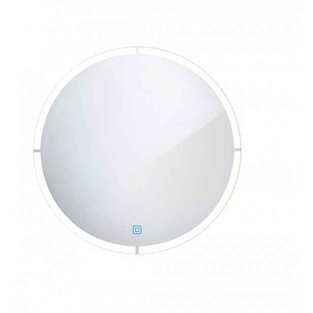 Nimco - Zrcadlo s LED osvětlením, průměr 60 cm, dotykový senzor, hliník ZP 24000RVX