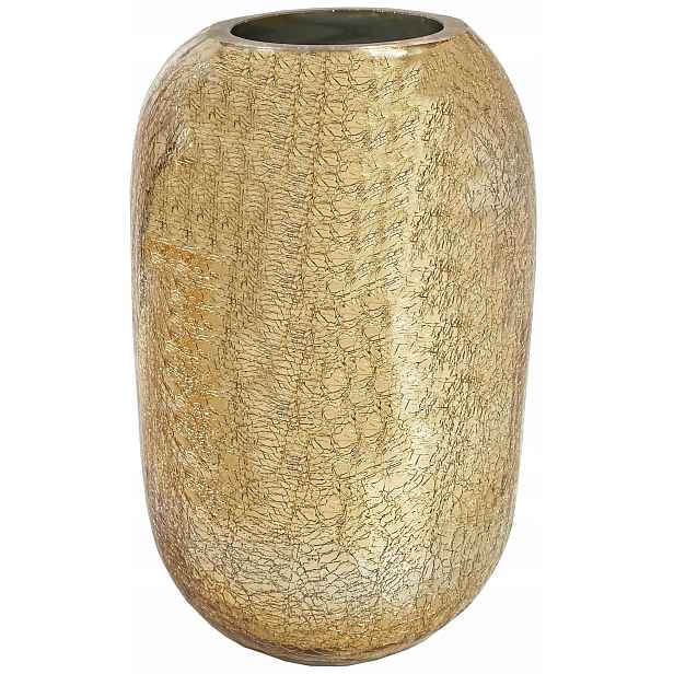 Obal Flakon Váza Zlatý Květináč květináč zrcadlo KH28 Z