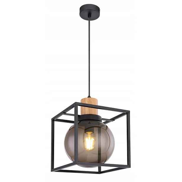 Závěsná lampa kovovo-skleněná E27 Retro Candellux