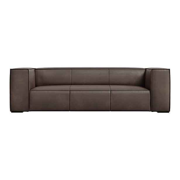 Hnědá kožená pohovka 227 cm Madame – Windsor & Co Sofas