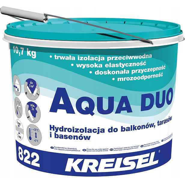 Hydroizolace Dvousložkově Kreisel 822 Balkon Terasa Bazén 16 Kg