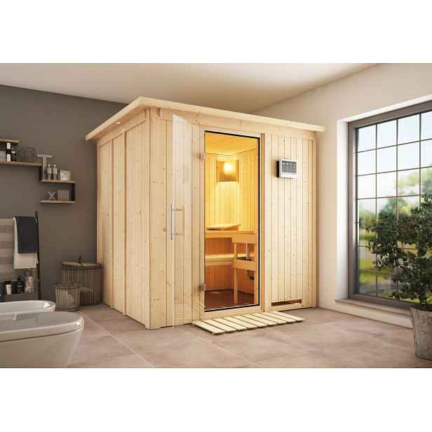Interiérová finská sauna 196 x 170 cm