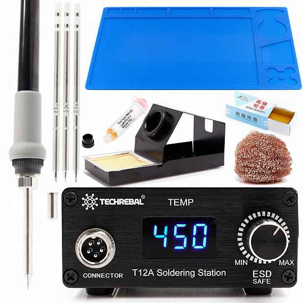 Pájecí Stanice T12A Hrot Hrotu T12 75W Pro Elektroniku Techrebal