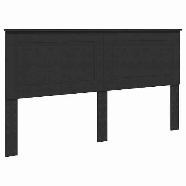 vidaXL Čelo postele Černý Dub 100 cm Dřevěný materiál