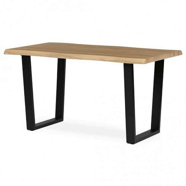 Jídelní stůl Autronic 140x80 cm hnědá MDF HT-F4214 OAK
