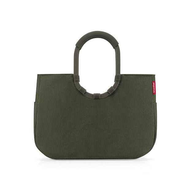 Nákupní taška Reisenthel Loopshopper L Cord dark matcha