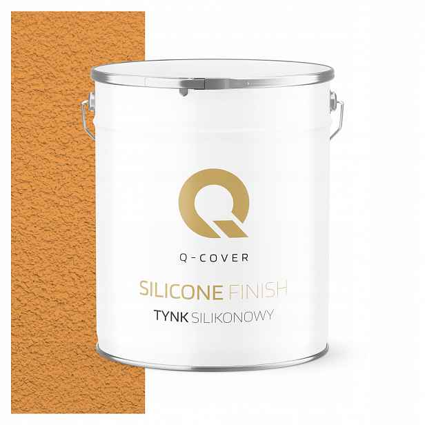Silikonová Fasádní Omítka Oranžová F766 7 Kg Beránek Granulace 2.0 mm