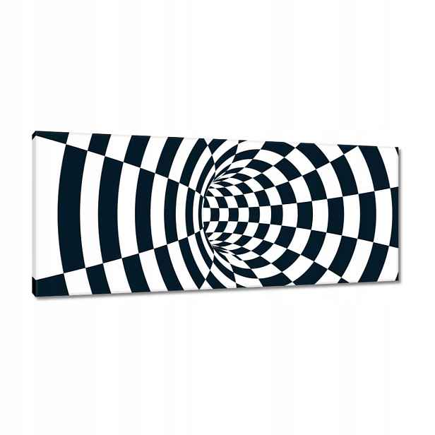 Obrazy 100x40 Abstrackja černobílá