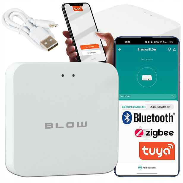 Centralka Brána ZigBee 3.0 Bluetooth WiFi Tuya Life Home Smart Lan