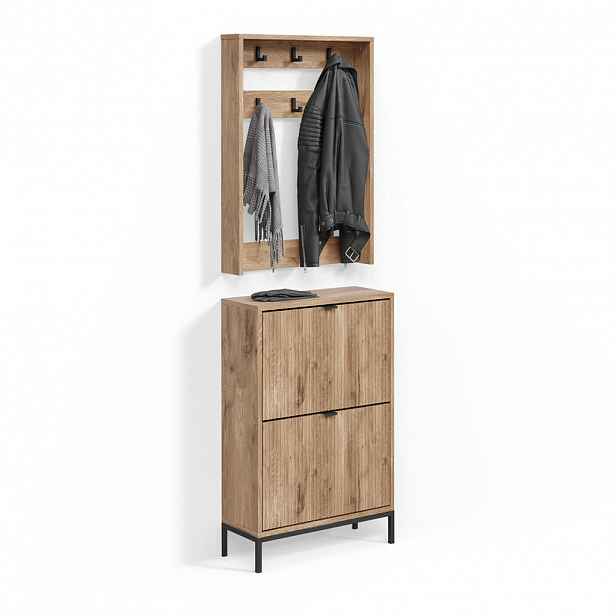 Livinity® ŠATNÍ SKŘÍŇ Aterno Dub Viking Sada, 2 díly