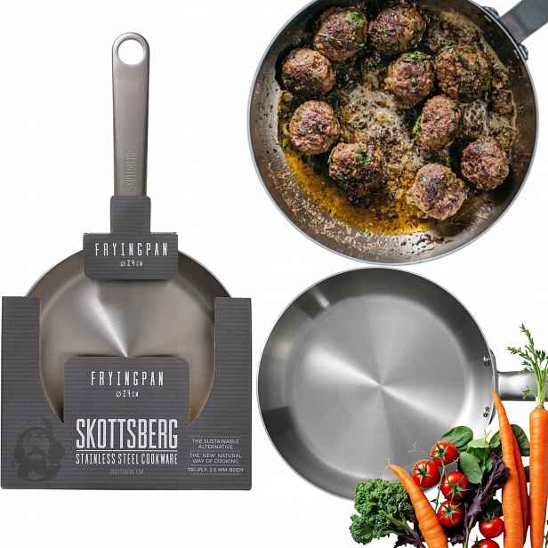 Skottsberg Pánev Z Nerezové Oceli Stainless Steel 28 CM Indukce K3