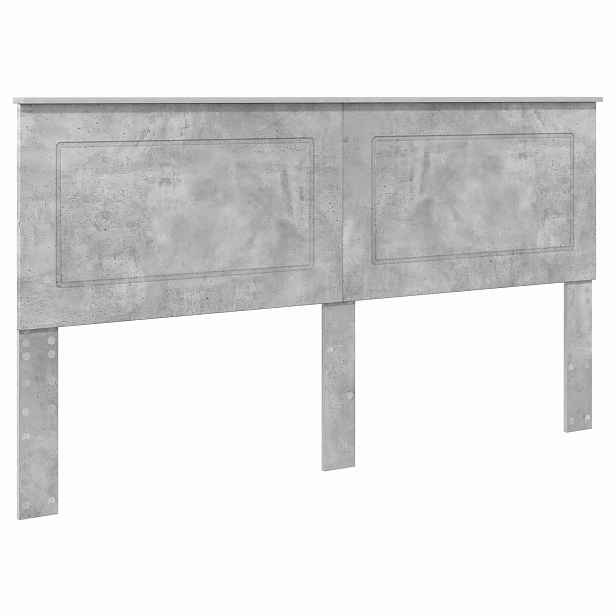 vidaXL Čelo postele Betonově Šedá 100 cm Dřevěný materiál