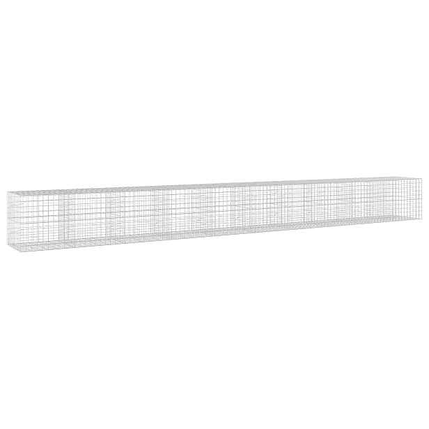 vidaXL Gabion s drátem 5 mm a síťkou 10x10 cm 1000x100x100 cm