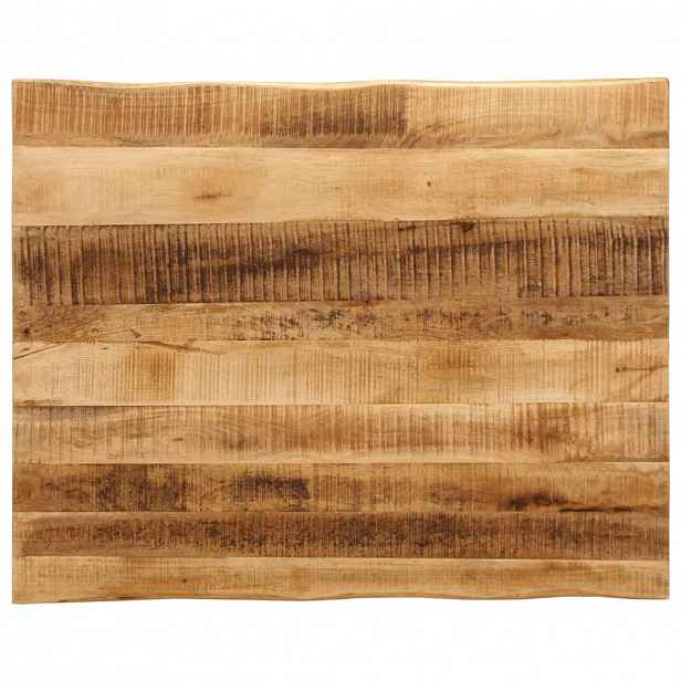 vidaXL Stolní deska živá hrana 110x80x3,8 cm masivní hrubý mangovník