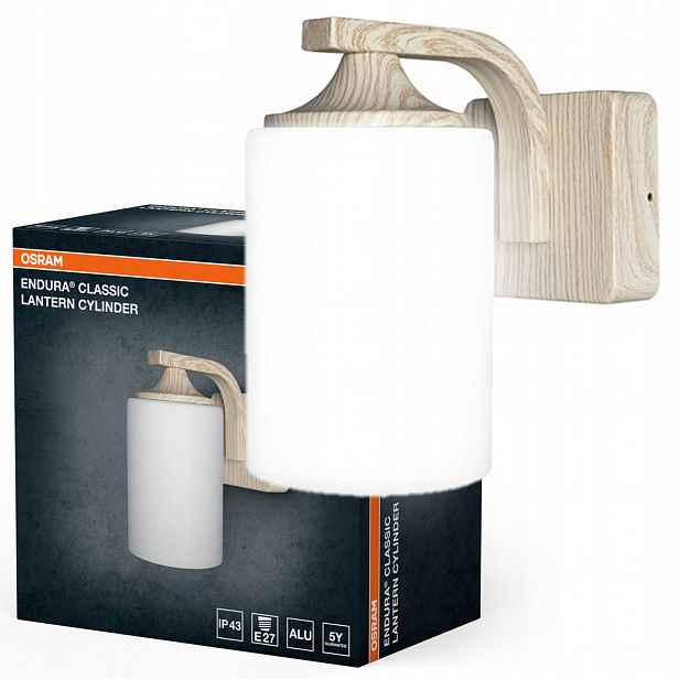 Zahradní nástěnné svítidlo Venkovní fasádní lampa E27 Hnědá IP43 Endura Osram