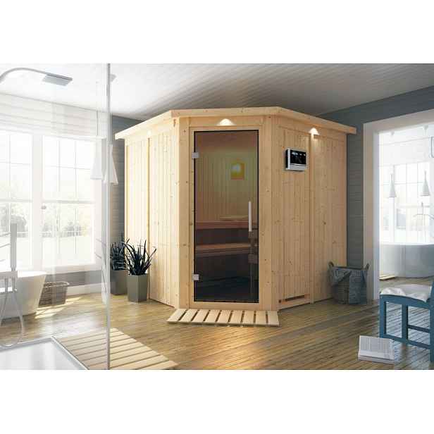 Interiérová finská sauna 196 x 196 cm