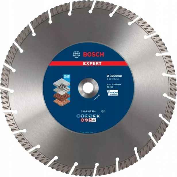 Bosch Diamantový kotouč betonový kámen 300 x 22,23 mm