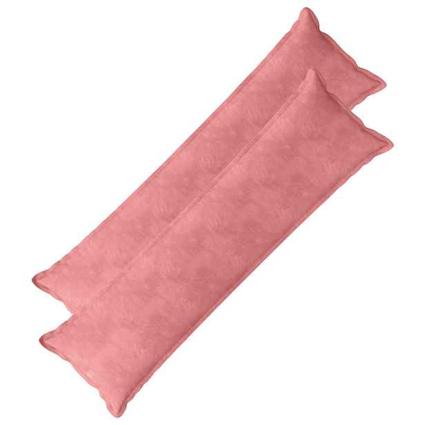 vidaXL Povlak na polštář 2 ks HOUTEN Růžová 40 x 145 cm Samet
