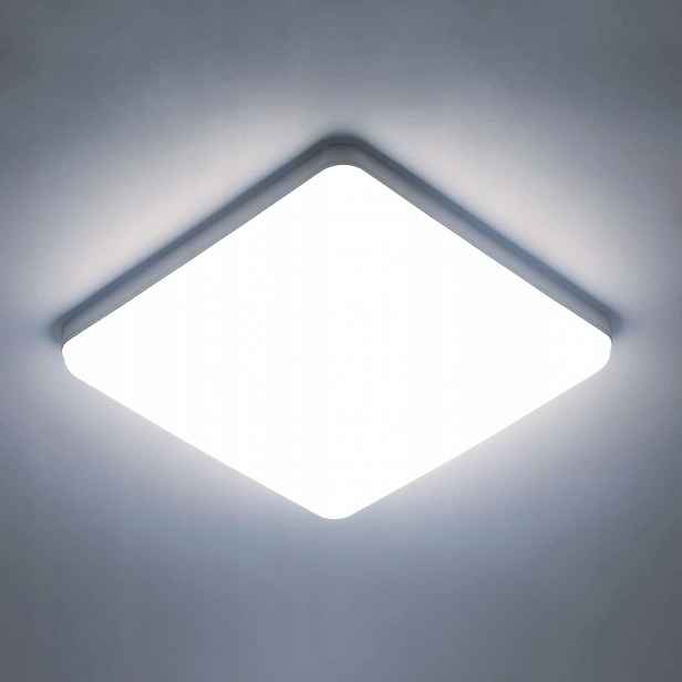 Stropní Svítidlo Stropní Svítidlo Led Bílá 6500K Čtverec 48W 30CM