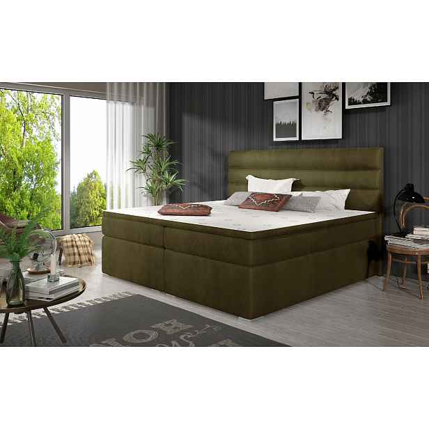 Boxspring Softy Rozměr: 180 x 200 cm, látka: Monolith 38