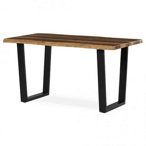 Jídelní stůl Autronic 140x80 cm hnědá MDF HT-F4214 OLW