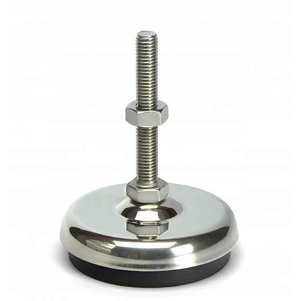 Nerezová vyrovnávací patka Inox 80 mm M16x100