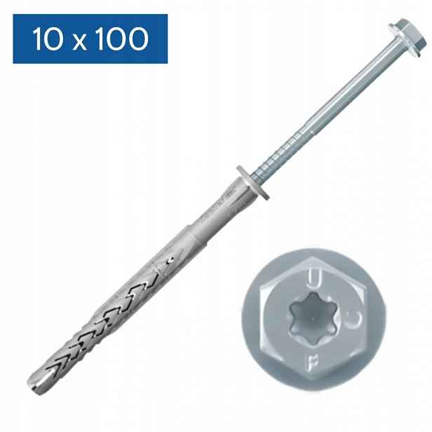 Rámový kolík Fischer Sxrl 10x100 Fus pozink, 50 ks