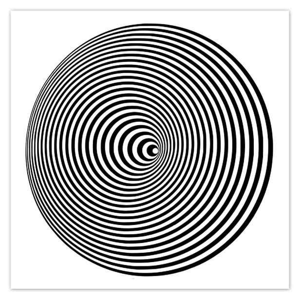Plakáty 140x140 Abstrackja černobílá
