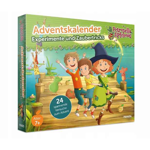 Adventní kalendář Petronella Apfelmus Magické triky Experimenty
