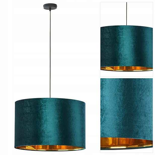 Černá závěsná lampa Tercino do kuchyně nad ostrovem s třídou Tk Lighting