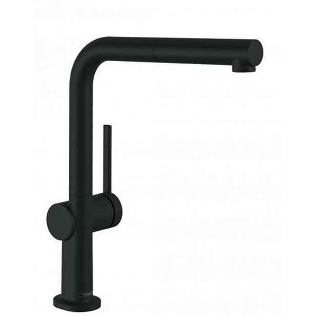 Hansgrohe M54 - Dřezová baterie Talis s výsuvnou koncovkou, matná černá 72808670