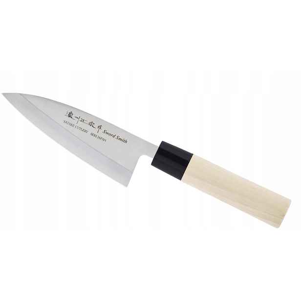 Nůž Satake S/d Deba 12 cm, levák pro ryby a drůbež