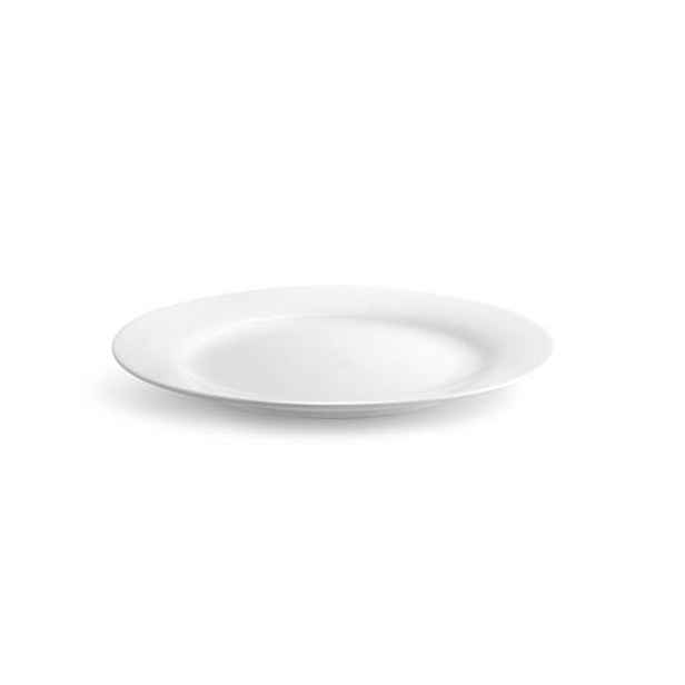 talíř d19cm dezertní, PRAKTIK, bílý porcelán