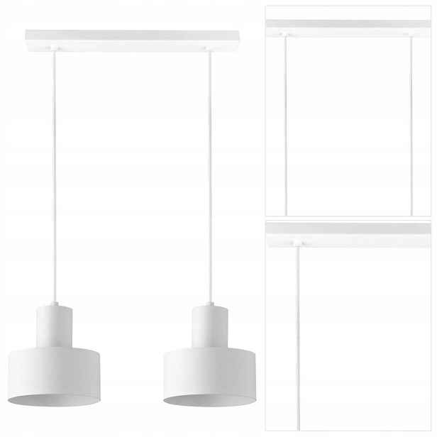 Bílá závěsná lampa Rif moderní nad jídelní stůl Sigma Lighting