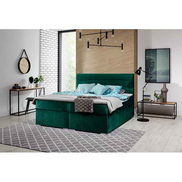 Boxspring Softy Rozměr: 180 x 200 cm, látka: Monolith 37