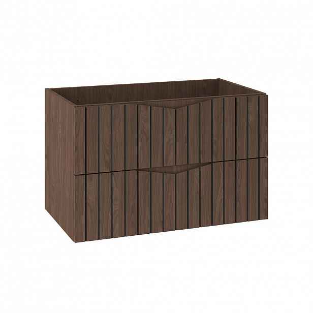 Petits-meubles SKŘÍŇKA POD UMYVADLO 80cm Siena Dřevo a černá