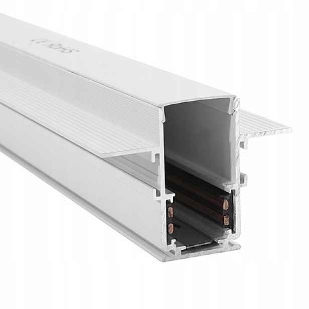 Podomítková magnetická lišta bílá 48V Multi Magnetic LL-20D 150 cm