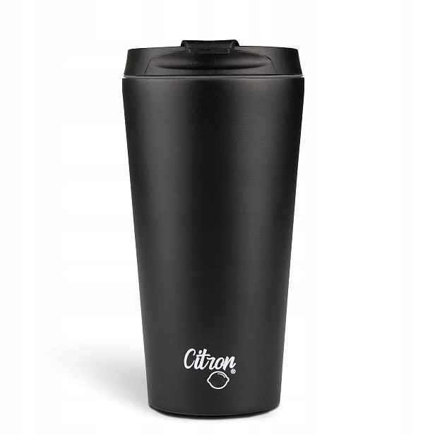 Citron Termohrnek „Leak Proof“ 420 ml Black