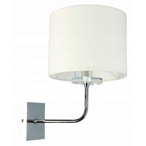 Chromovo-bílé nástěnné svítidlo 40W E14 Estera Candellux