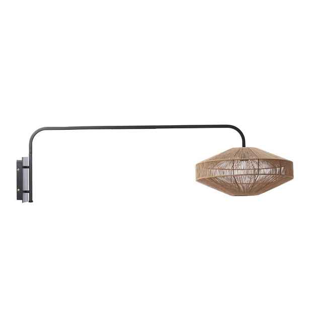 Kovové nástěnné svítidlo do zásuvky v přírodní barvě ø 43 cm Lyra – Light & Living