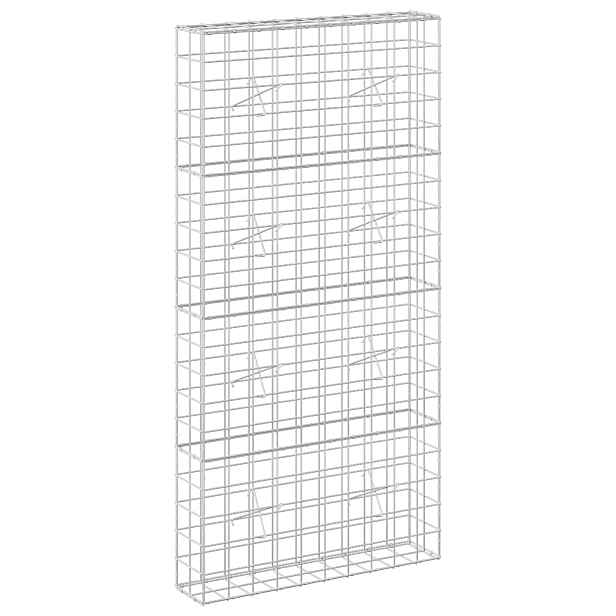 vidaXL Gabion s drátem 5 mm a síťkou 10x10 cm 100x20x200 cm