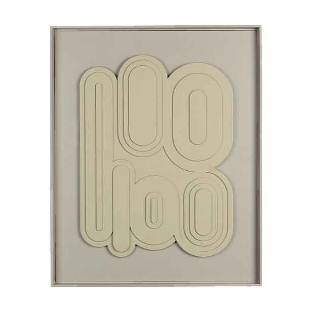 3D obraz s rámem 52x64 cm August – Zuiver