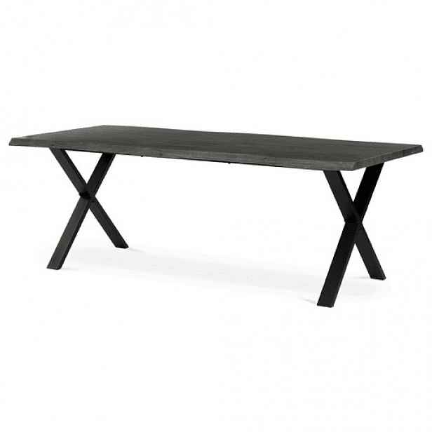 Jídelní stůl Autronic 210x100 cm šedá MDF HT-F4321 GREY