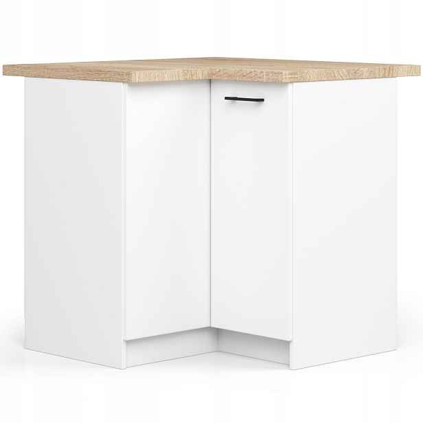 Kuchyňská Rohová Skříňka Oliwia S 90/90cm Bílá Akd