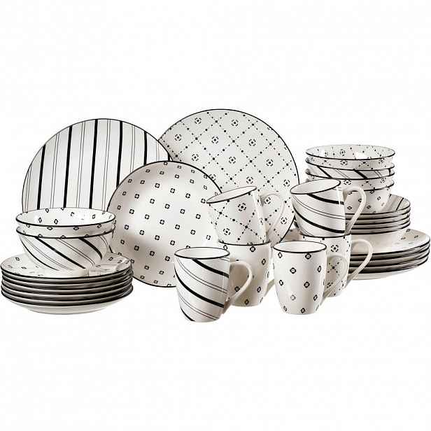 Ritzenhoff Breker KOMBINOVANÁ SOUPRAVA 30dílné, porcelán keramika