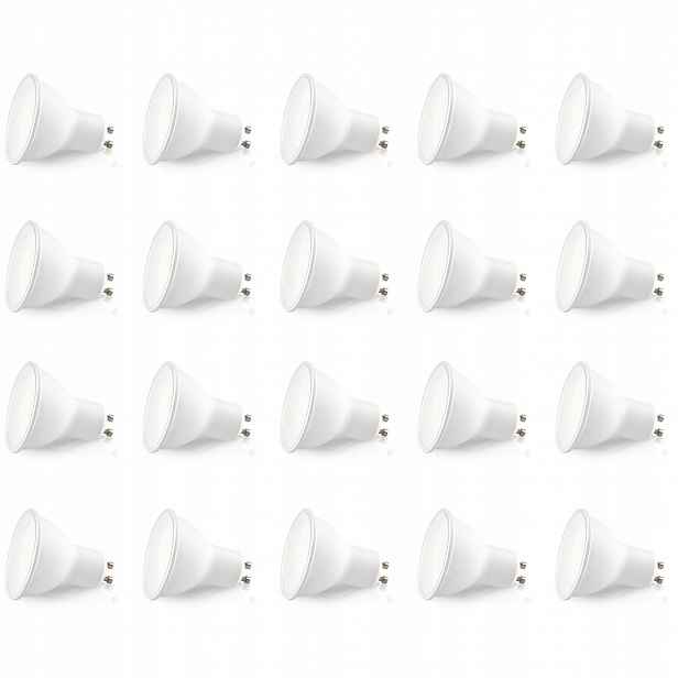 Sada 20x Led žárovka GU10 5W barva Studená bílá 6000K Lls