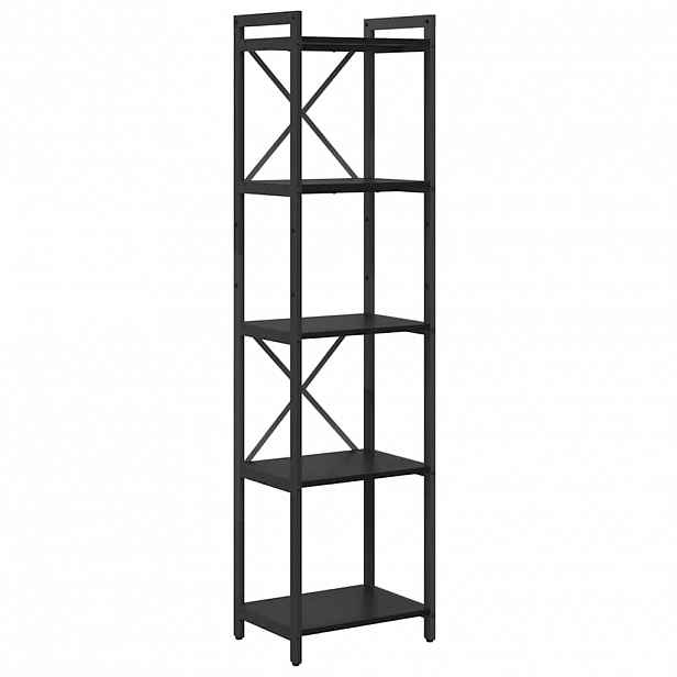 vidaXL Knihovna 40 x 30 x 155 cm Kompozitní dřevo Černý dub