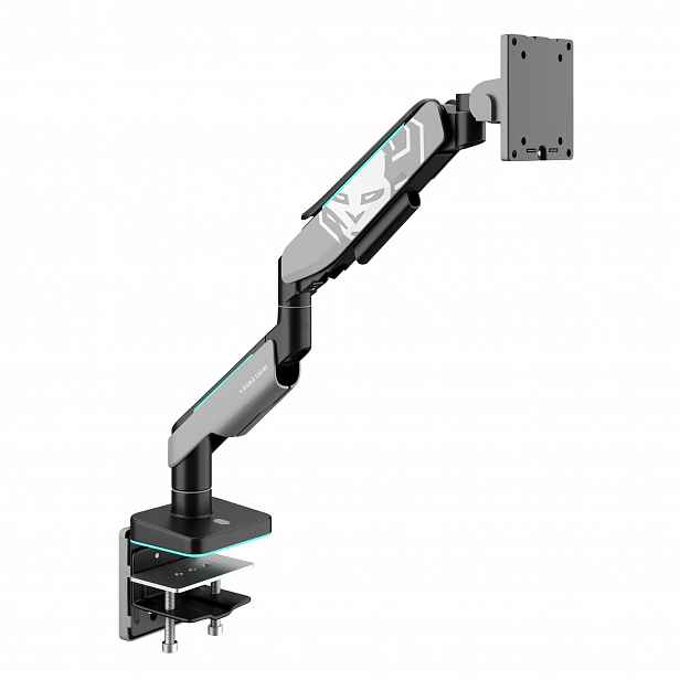 Držák monitoru 49" LED RGB, šedo-černý: Diablo X-Arm