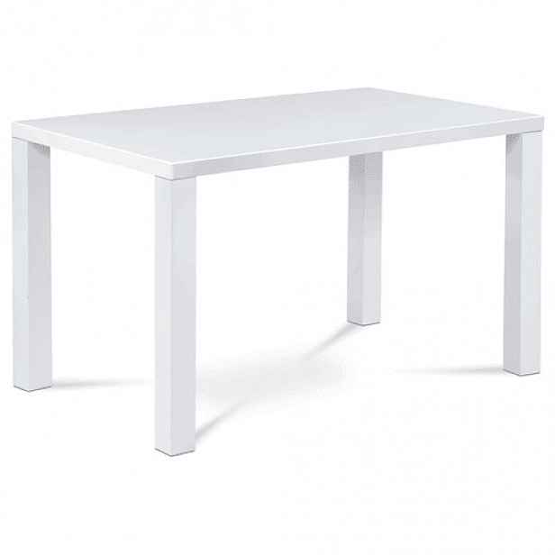 Jídelní stůl Autronic 120x80 cm bílá MDF AT-3006 WT