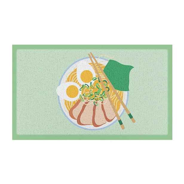 Rohožka z recyklovaného plastu 40x70 cm Ramen Bowl  – Artsy Doormats